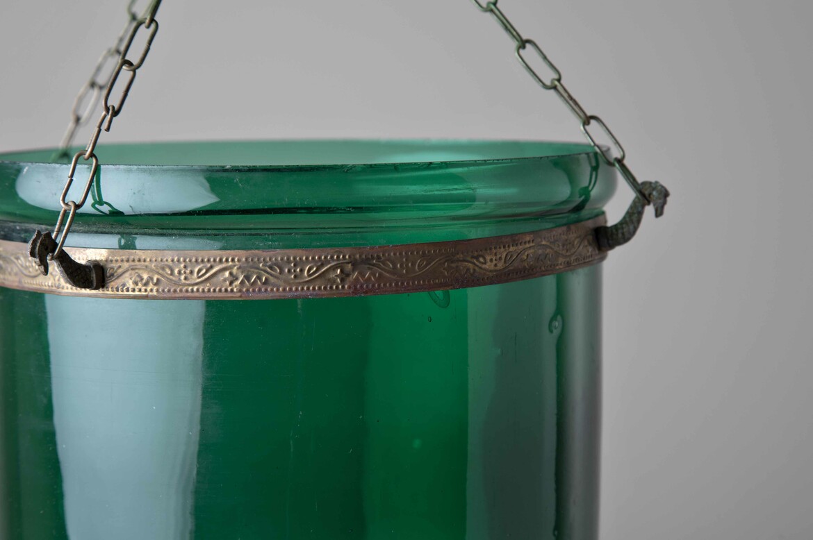 Max Rollitt antique glass hundi lantern