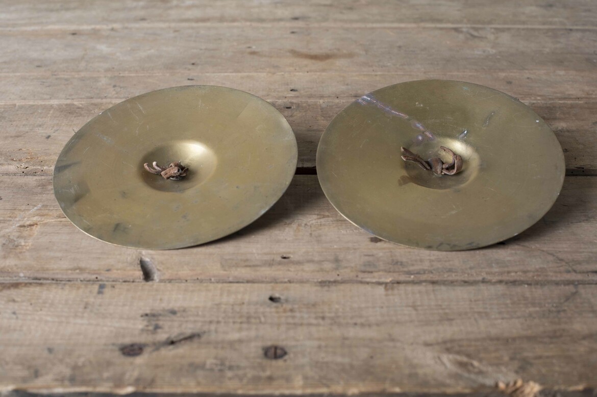 Max Rollitt antique brass cymbals