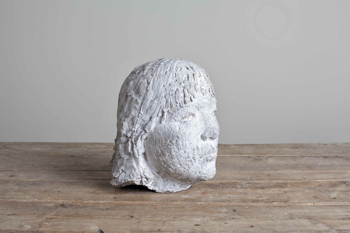 Max Rollitt antique clay childs head