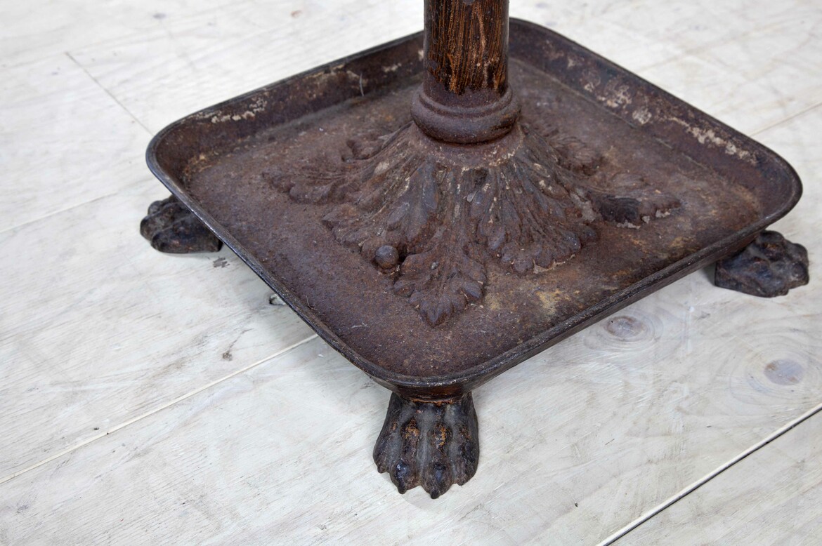 Max Rollitt antique victorian revolving cast iron coat and stick stand