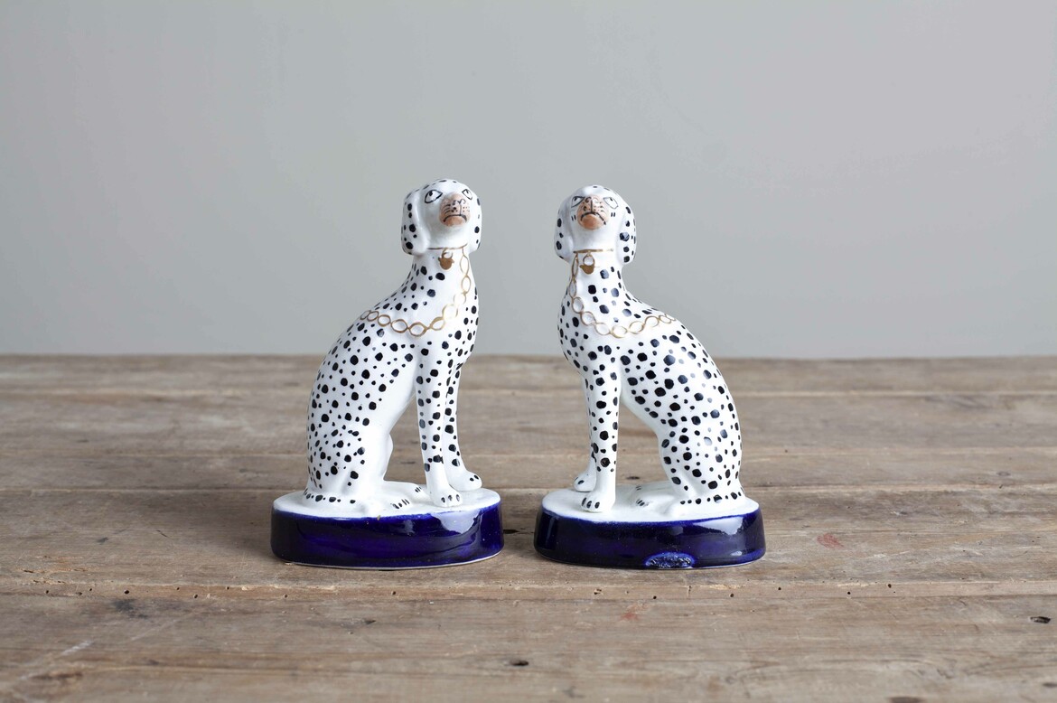 Max Rollitt antique Staffordshire Dalmatians