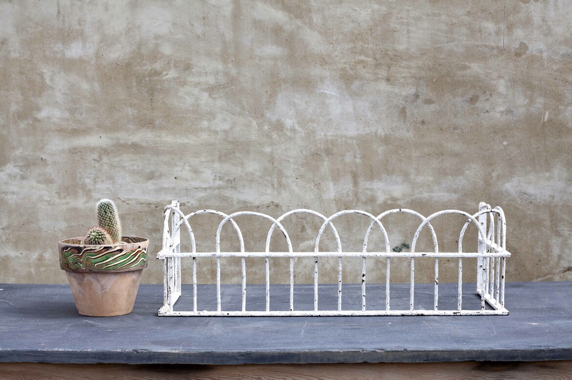 Max Rollitt antique wirework garden frames