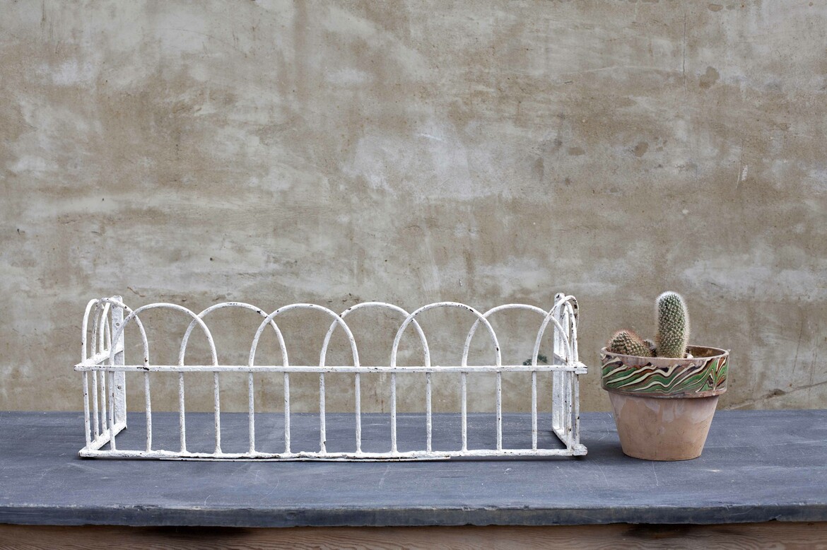 Max Rollitt antique wirework garden frames