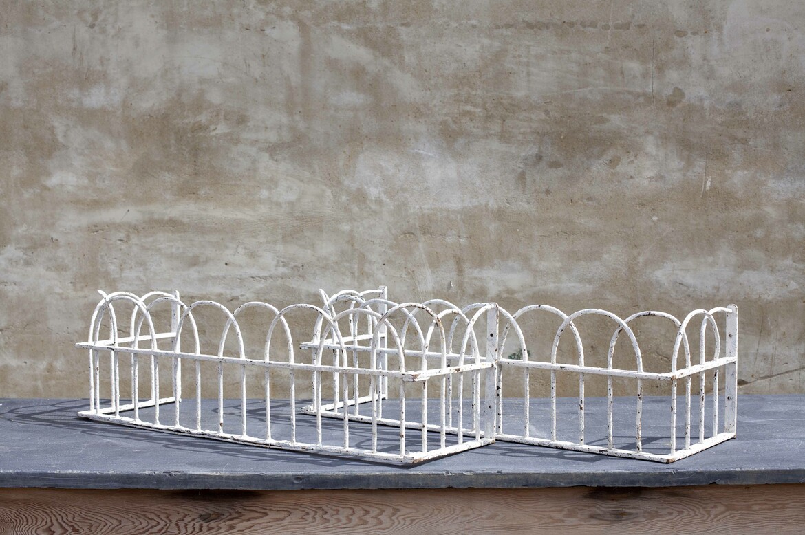 Max Rollitt antique wirework garden frames