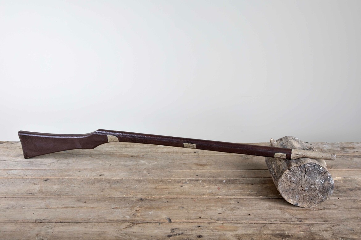 Max Rollitt antique wooden toy rifle