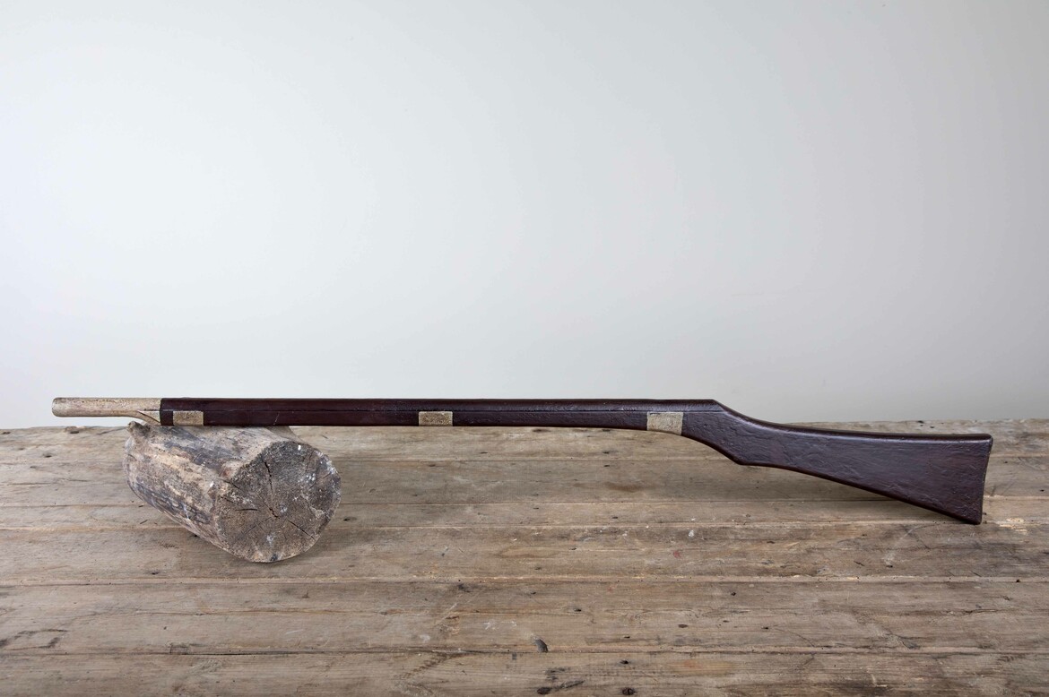 Max Rollitt antique wooden toy rifle