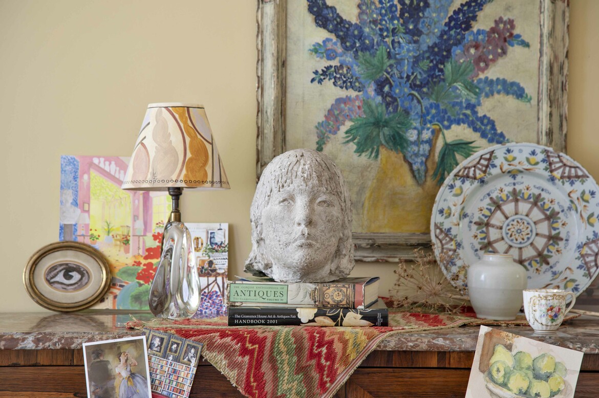 Max Rollitt antique clay childs head