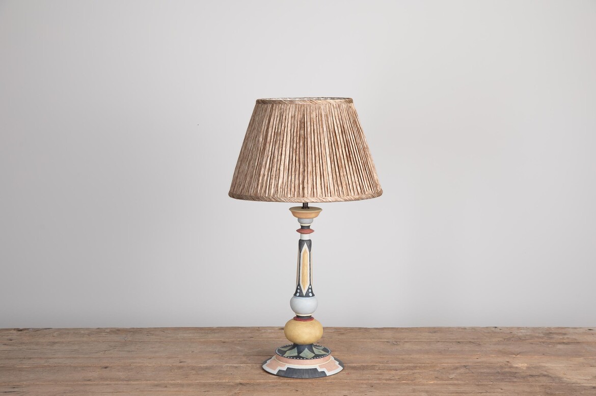 Max Rollitt Bespoke moorish lamp with afara lampshade