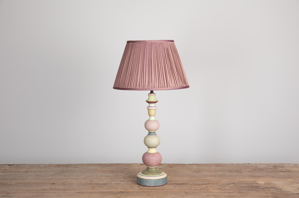 Max Rollitt Bespoke Winter Lamp with darcy lampshade 