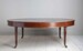 Max Rollitt antique mahogany oval library table