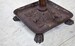 Max Rollitt antique victorian revolving cast iron coat and stick stand