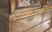 Max Rollitt antique walnut cabinet on chest