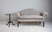 Max Rollitt antique camelback sofa