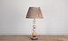Max Rollitt Autumn Bloomsbury lamp with elhorn lampshade