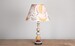 Max Rollitt Autumn Bloomsbury lamp with firle lampshade