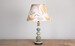 Max Rollitt Bespoke Spring Bloomsbury lamp with firle lampshade